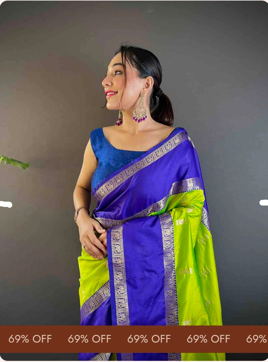 Gadhwal Soft Silk Saree