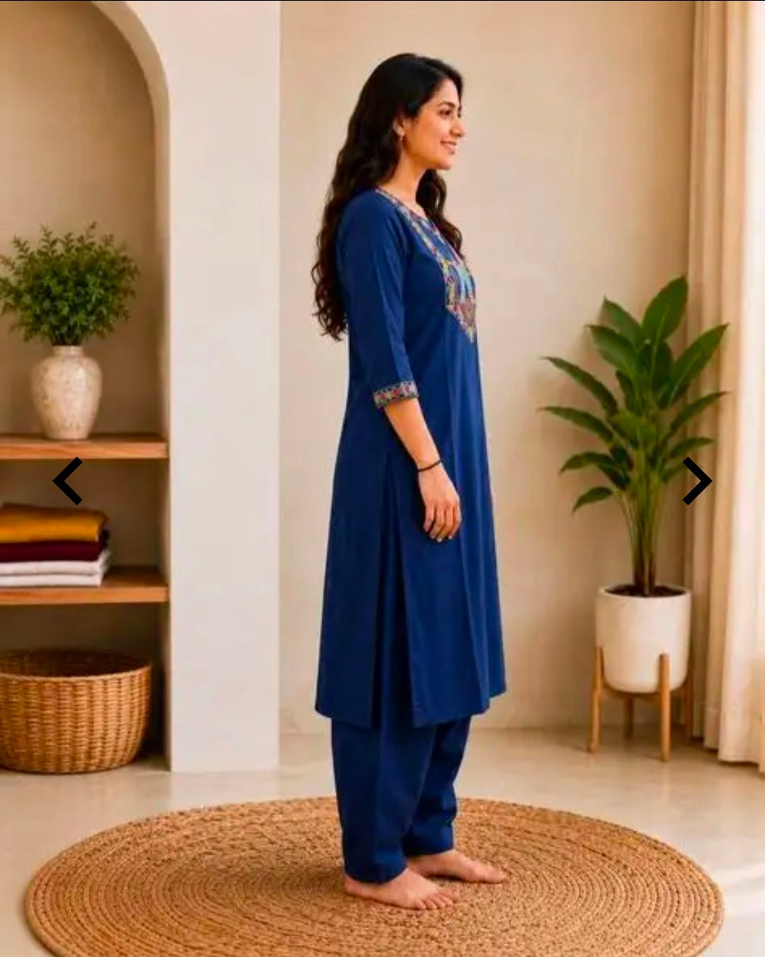 Women's Casual Cotton Co-orset