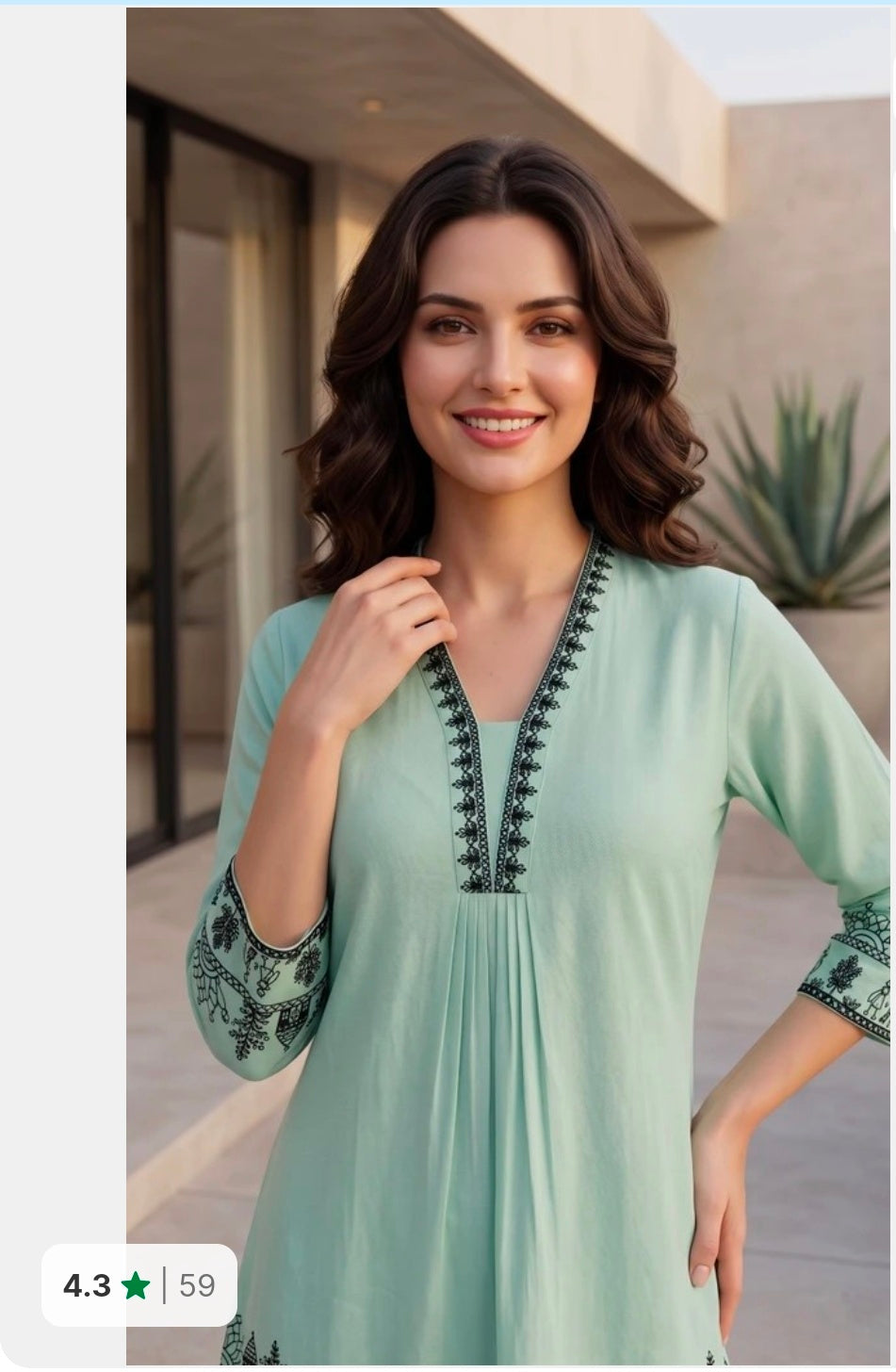 Pure Cotton Ethnic Co-ord Set