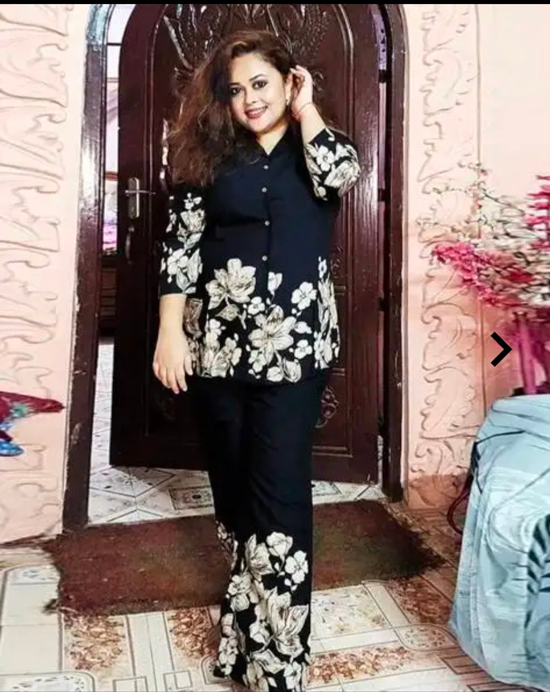 Women's Rayon Shirt and Palazzo Set | 2 Piece Casual Co-ord Set