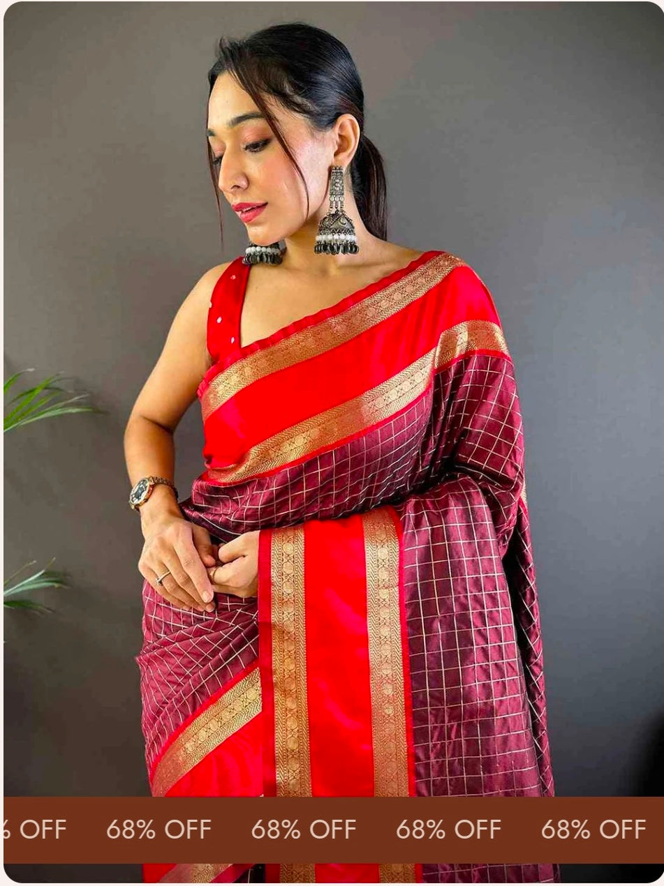 Silk Woven Kanchi Banarasi