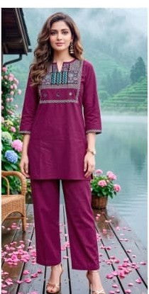 🌸 SENORITA – Premium Dhabu Cotton Co-ord Set 🌸