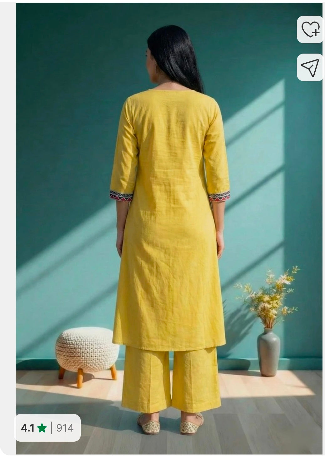 Khadi Cotton Coord set