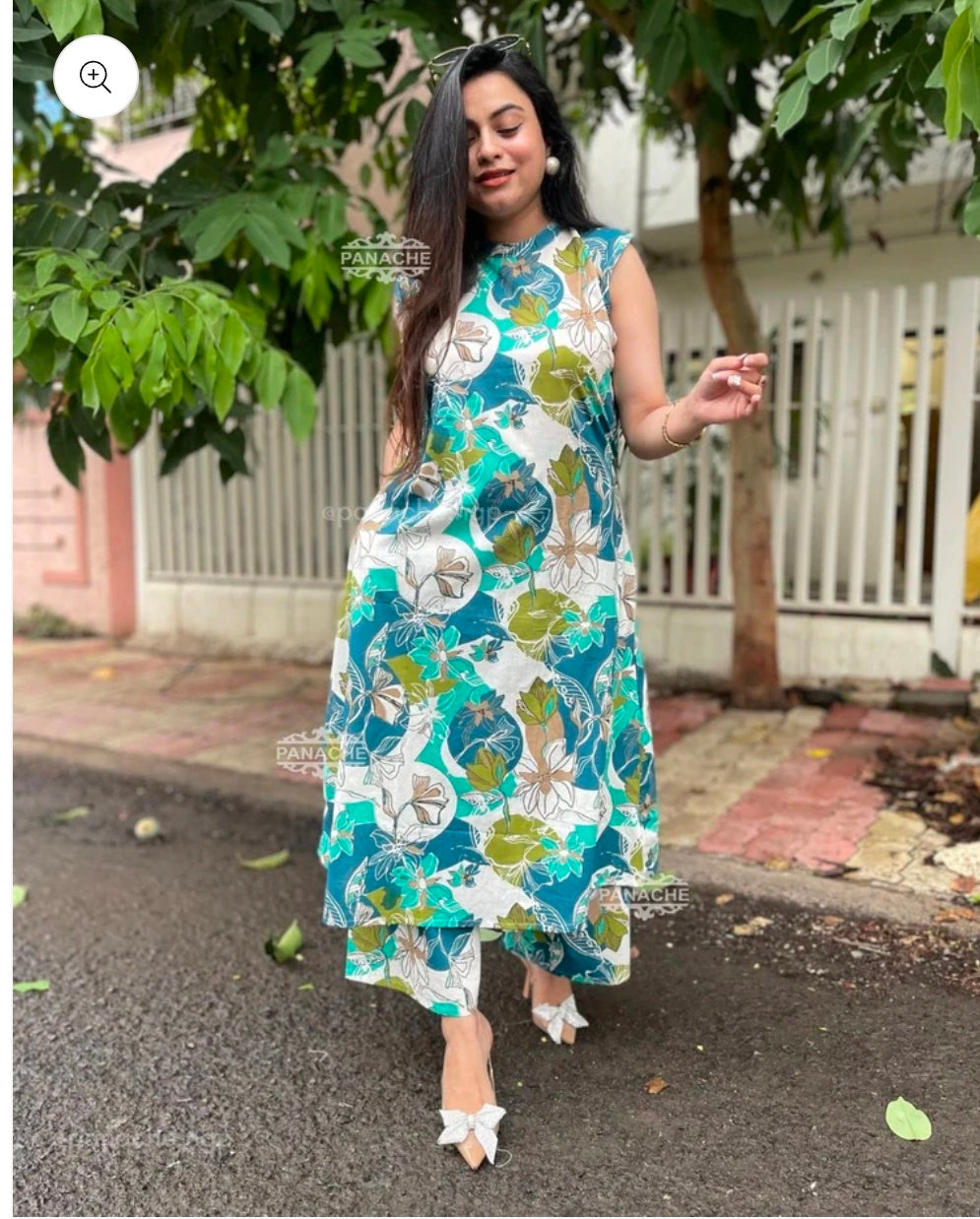 Sleeveless cotton coords