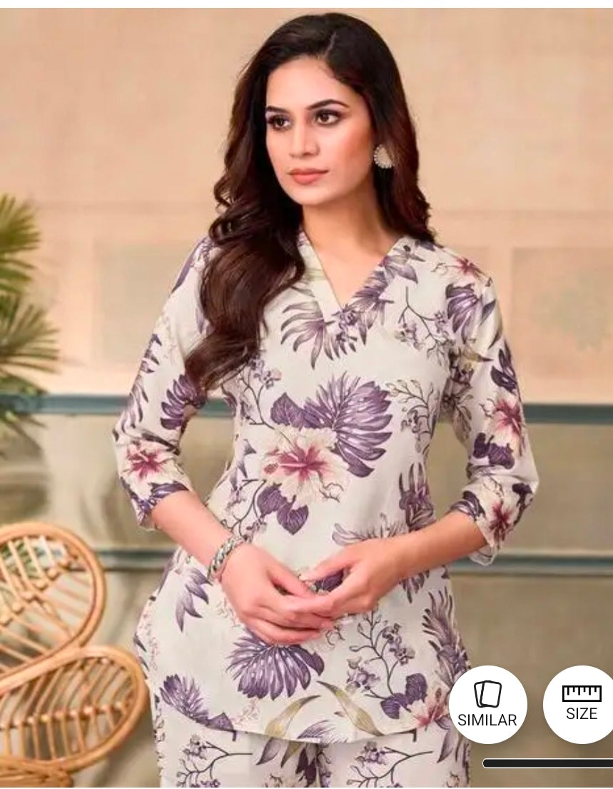 Cotton Printed Co-Ord Set