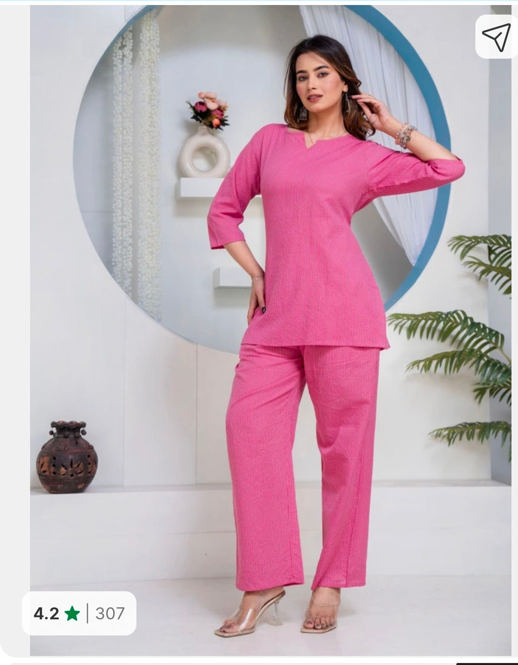 Pure Cotton Co-ord set
