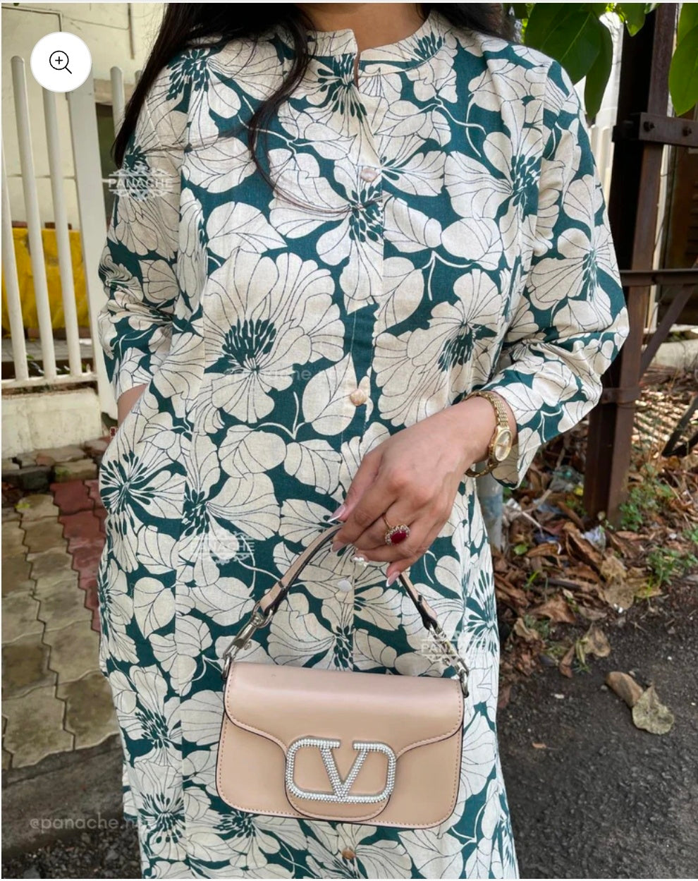 Pure cotton floral coord set