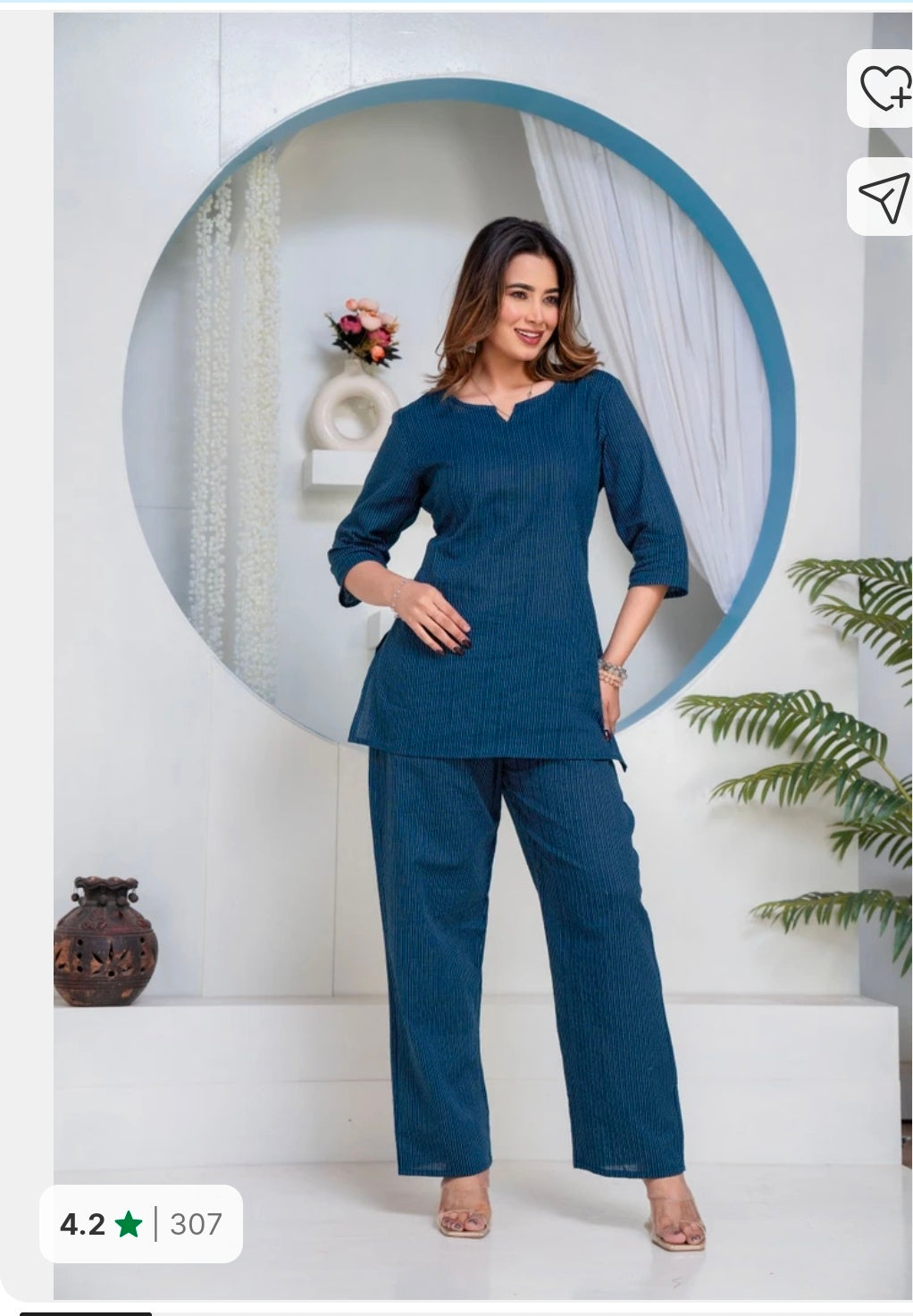 Pure Cotton Co-ord set