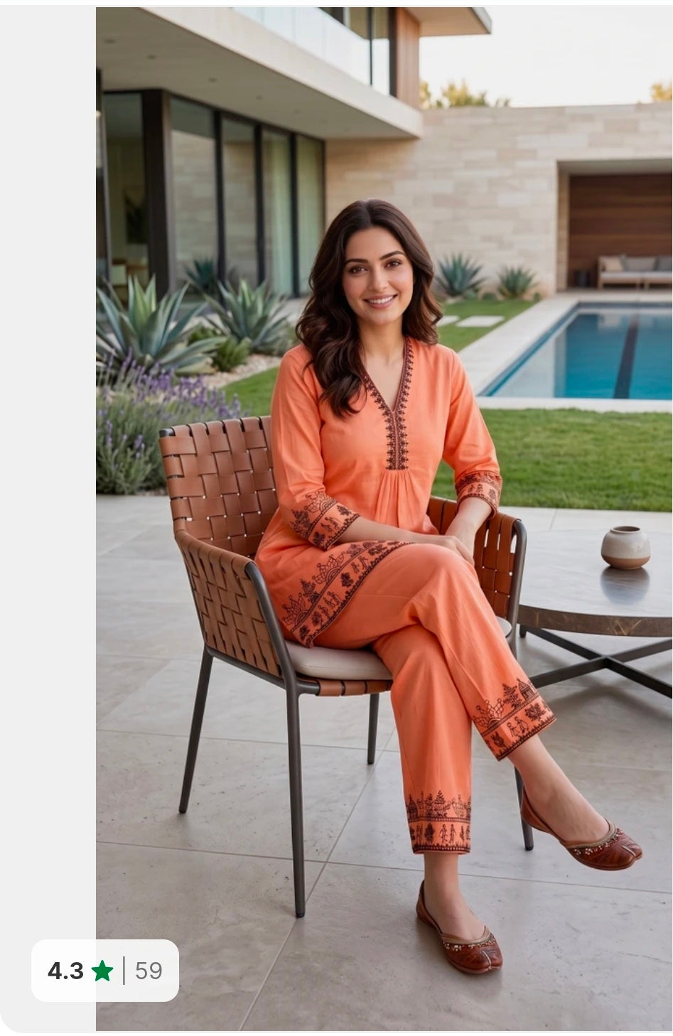 Pure Cotton Ethnic Co-ord Set