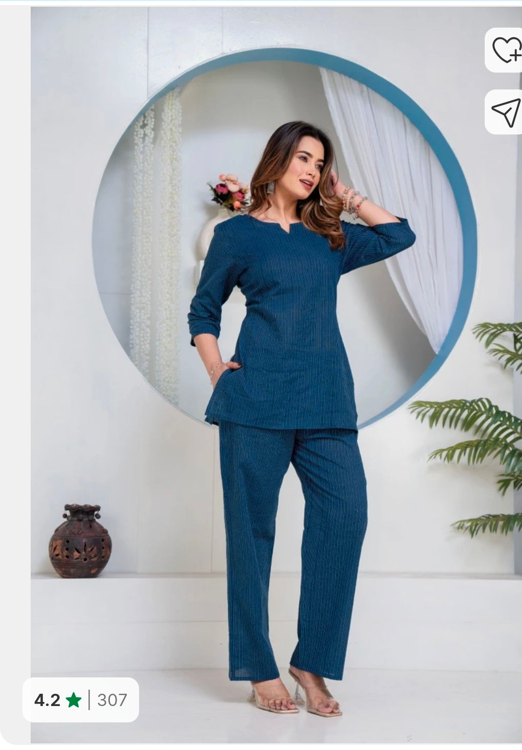 Pure Cotton Co-ord set