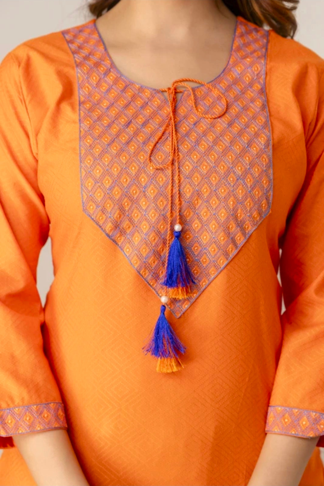 Pure Cotton Kurta Pant Set