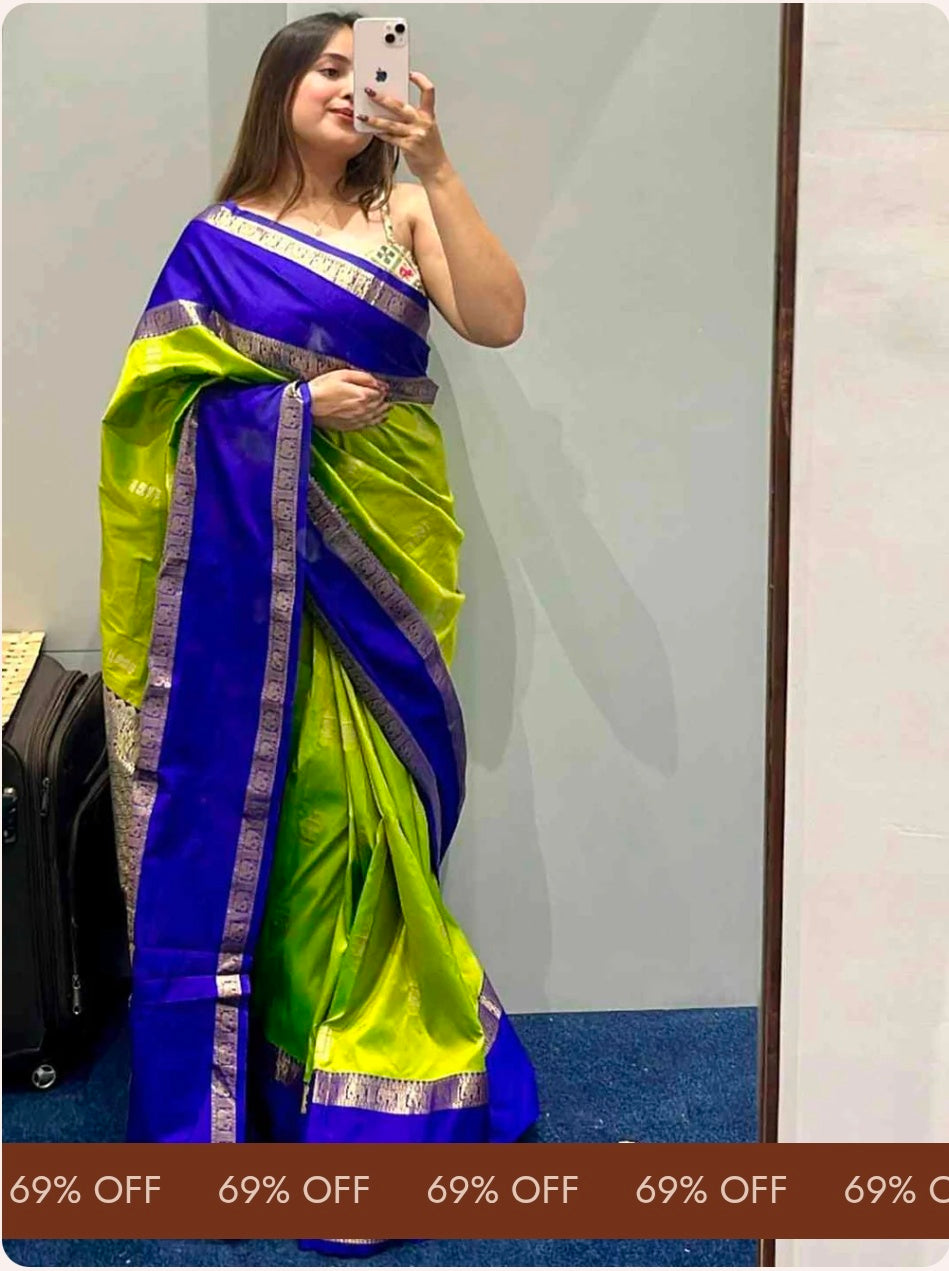 Gadhwal Soft Silk Saree
