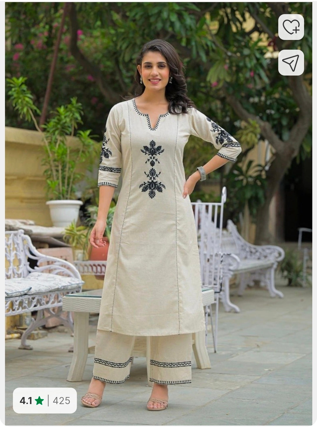 Cotton Kurta + Pyjama Set