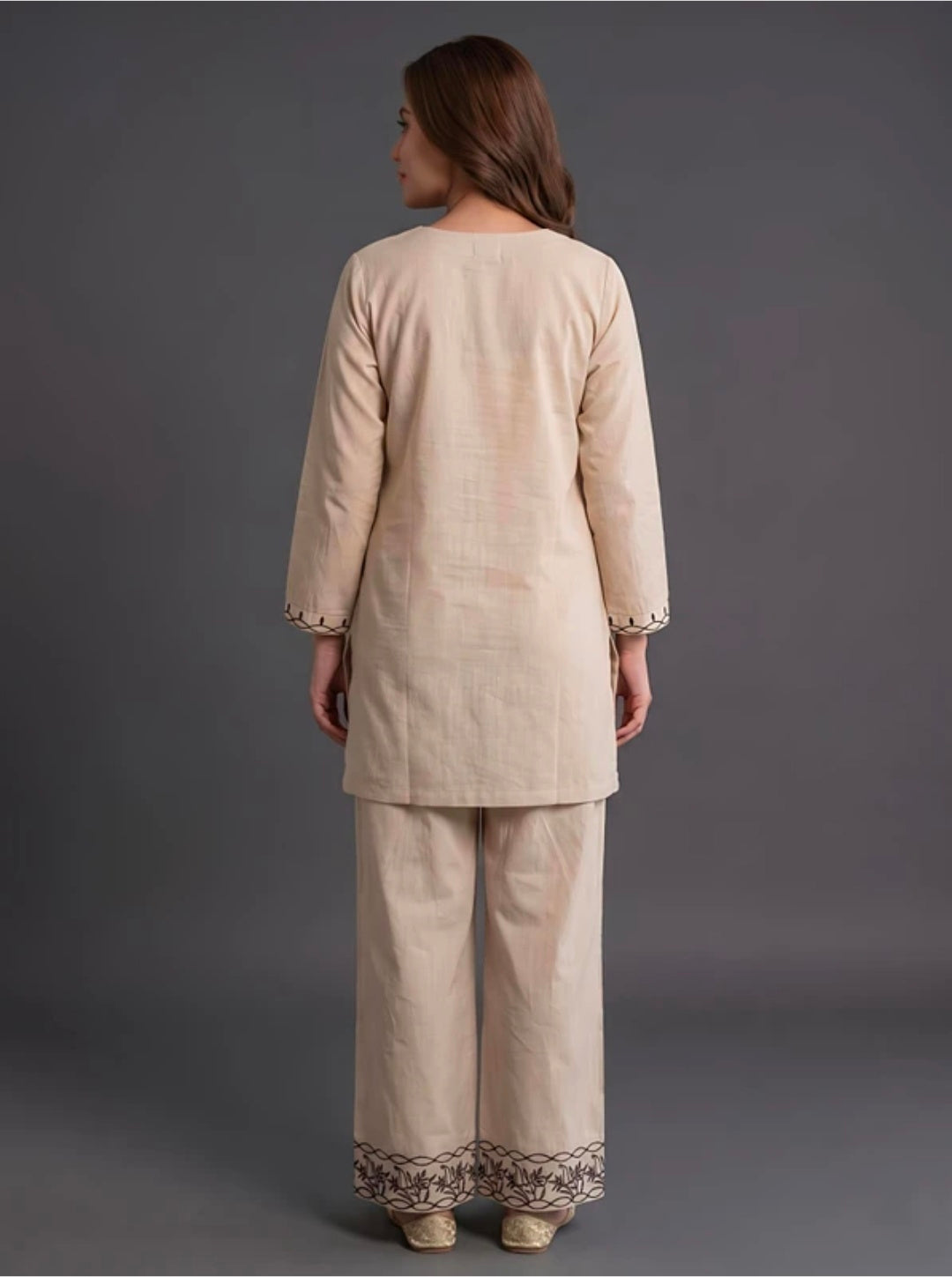 Cotton Kurti + Palazzo Set