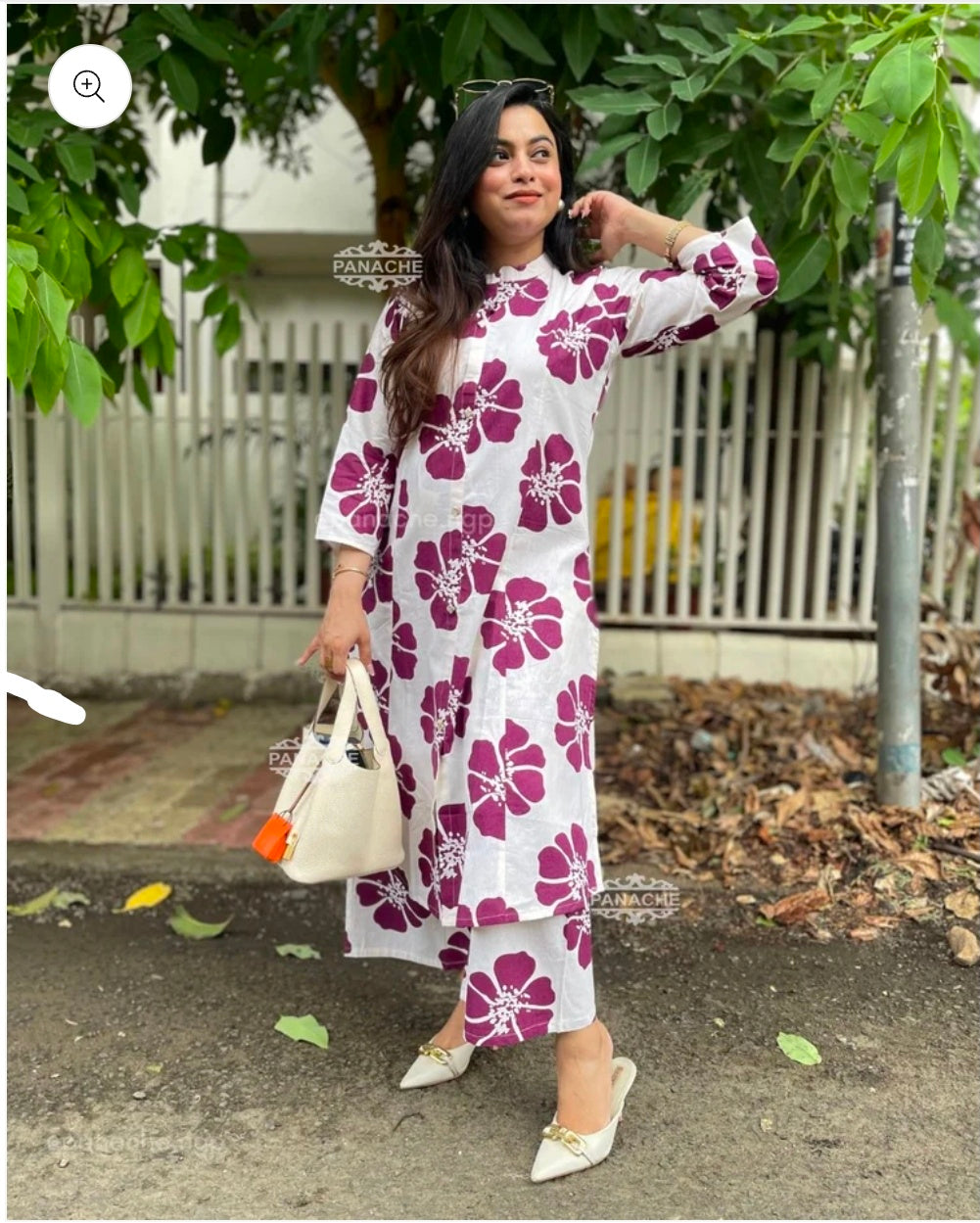 Pure cotton floral coord set