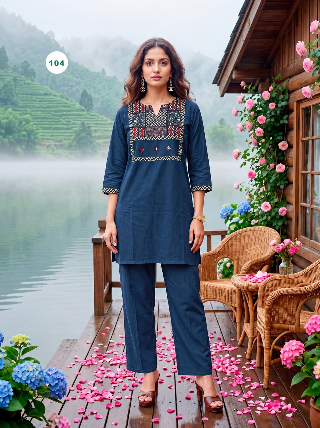 🌸 SENORITA – Premium Dhabu Cotton Co-ord Set 🌸