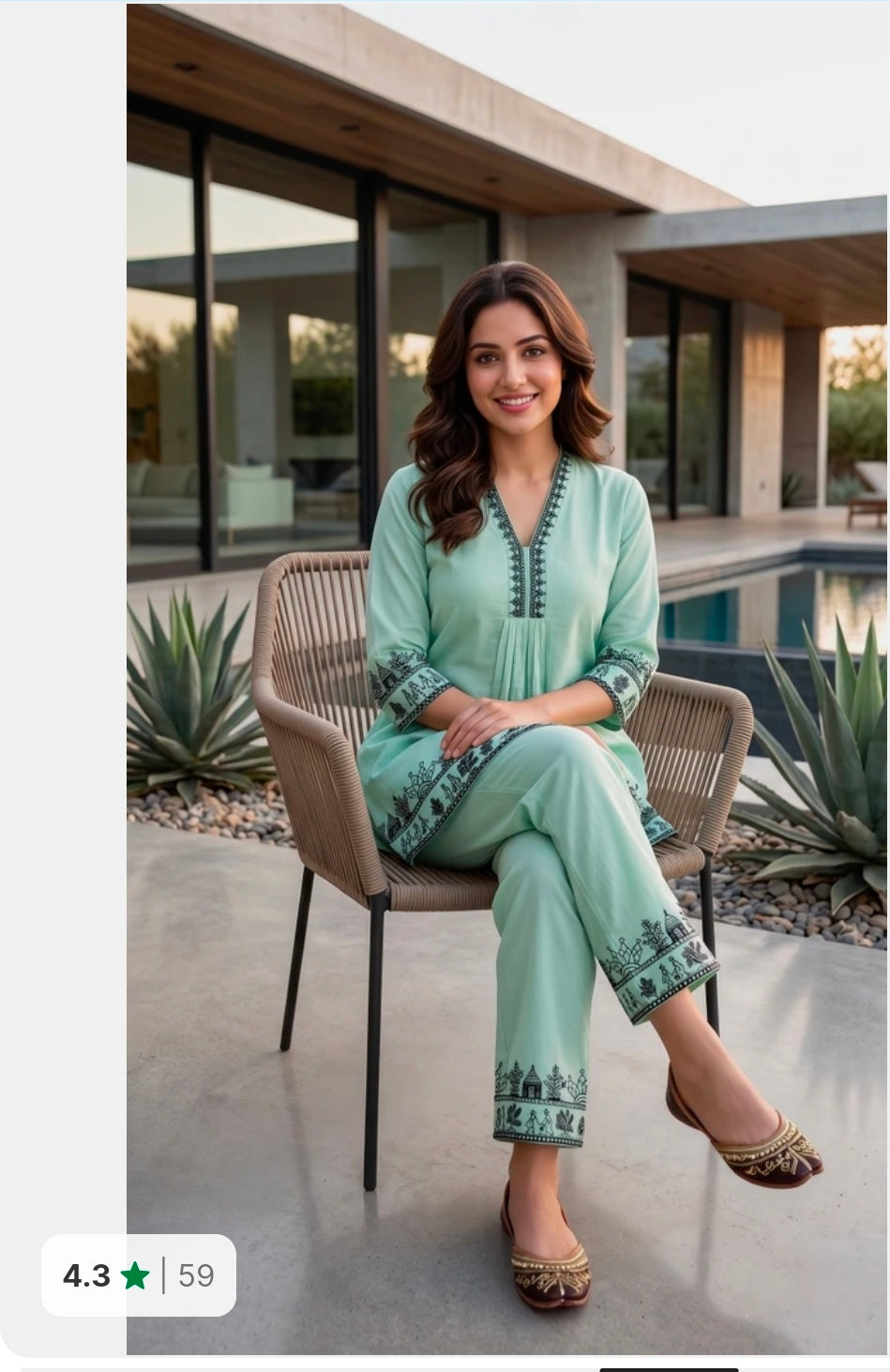 Pure Cotton Ethnic Co-ord Set