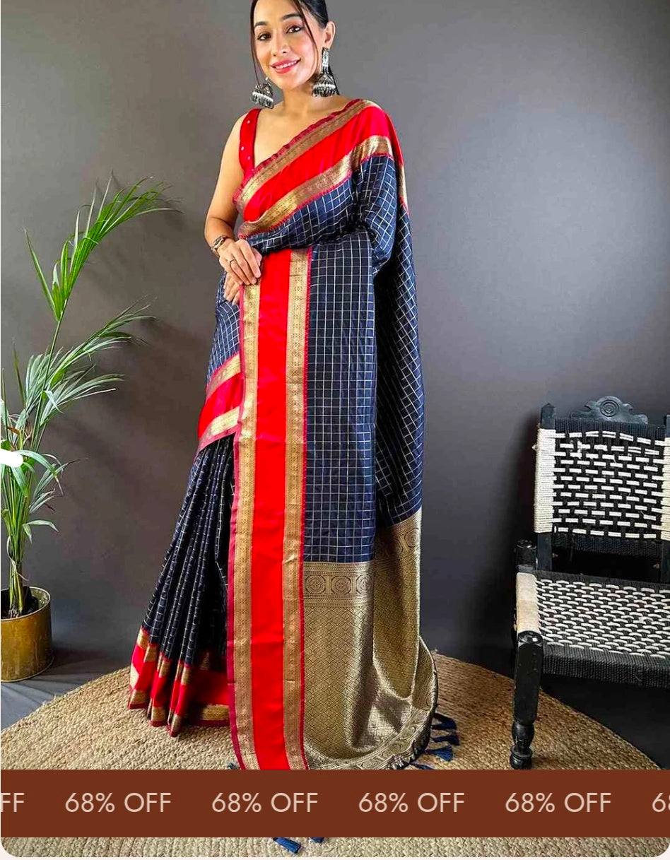 Silk Woven Kanchi Banarasi