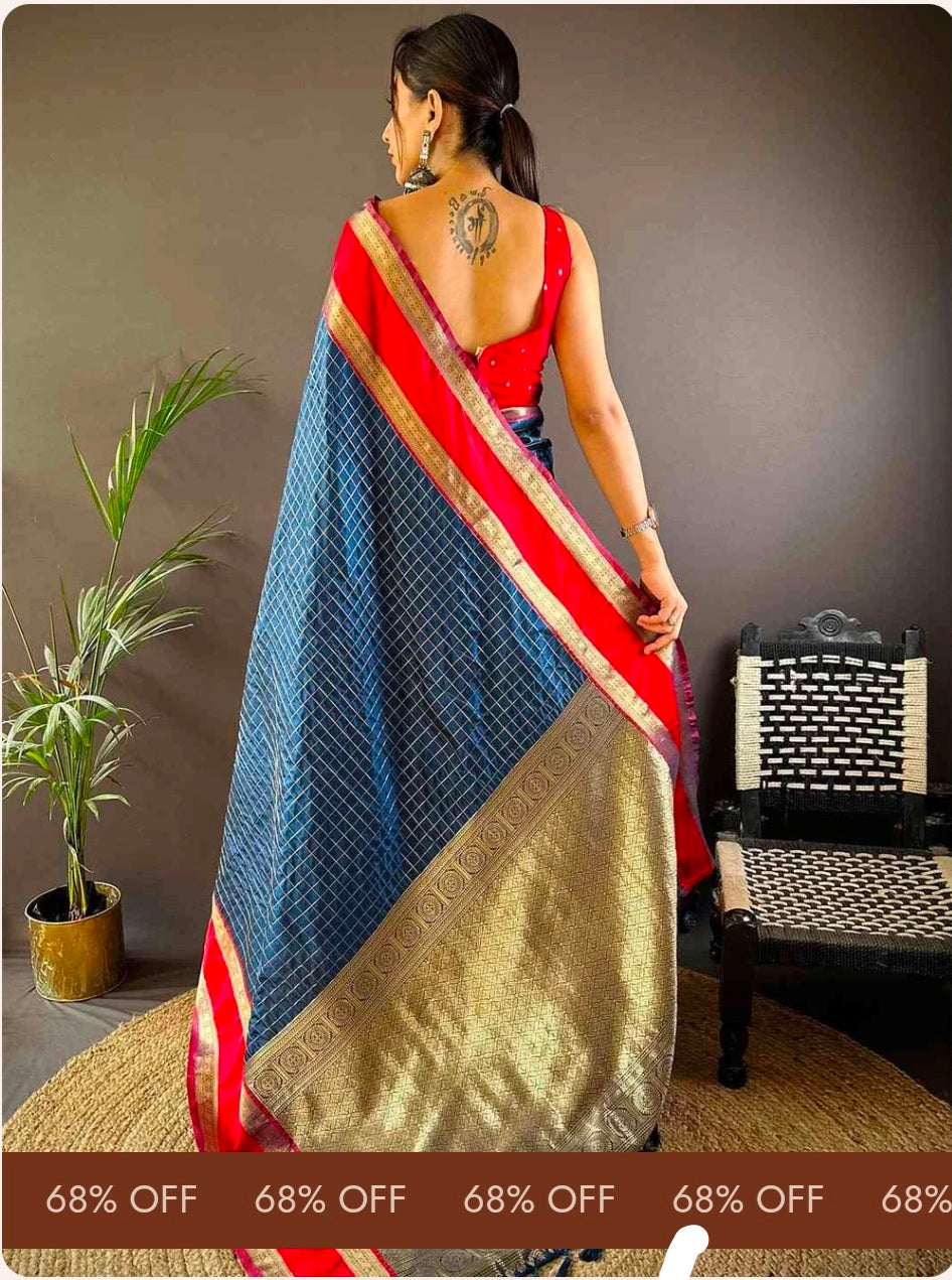Silk Woven Kanchi Banarasi