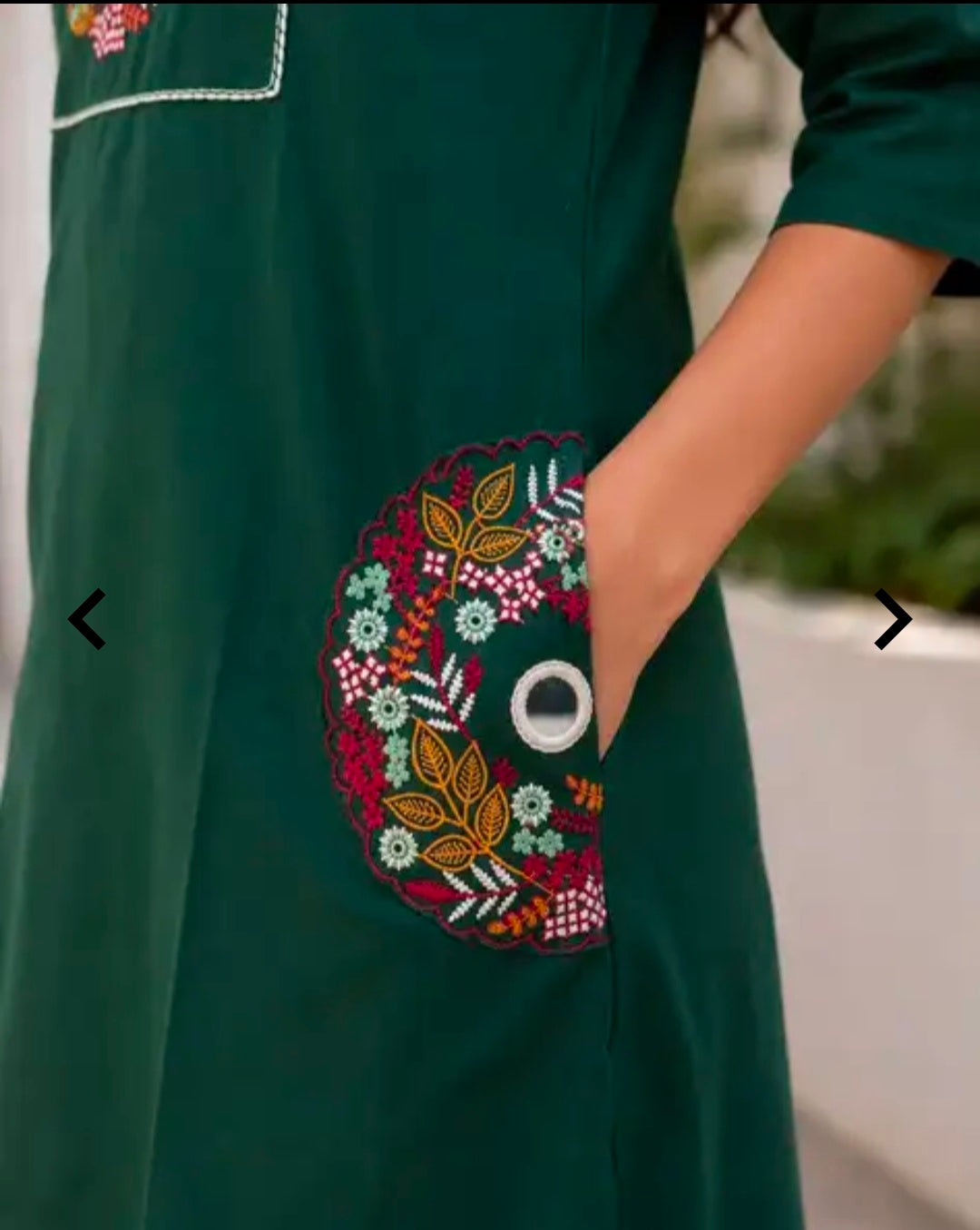 Women's Classic Cotton Kurta and Pant Set | 2 Piece Co-ord Set