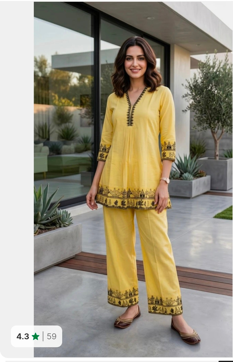 Pure Cotton Ethnic Co-ord Set