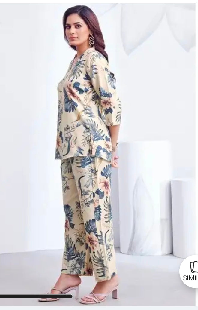 Cotton Printed Co-Ord Set