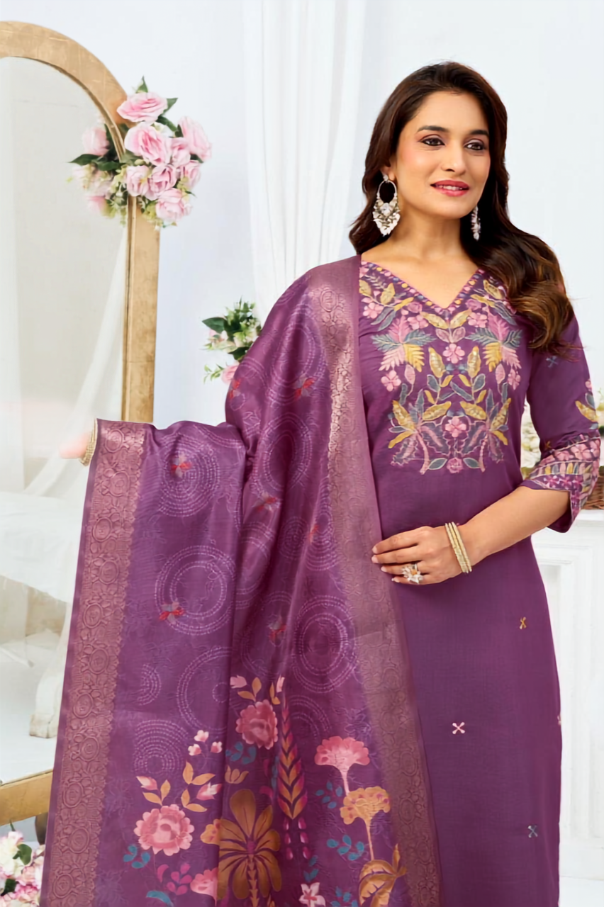 LUXURY KURTI • PLAZZO • DUPATTA SET