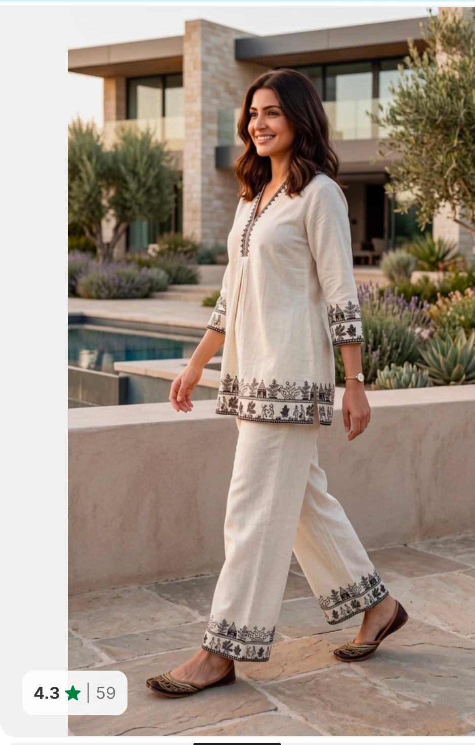 Pure Cotton Ethnic Co-ord Set