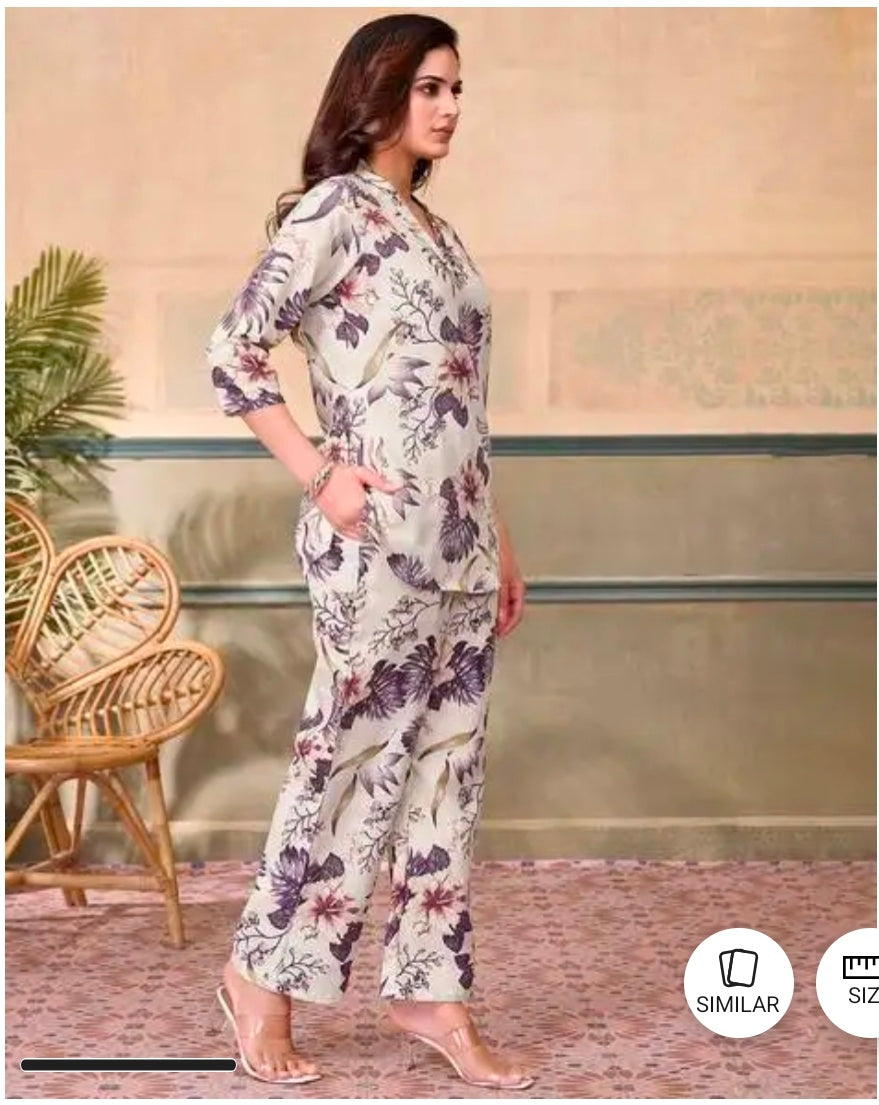 Cotton Printed Co-Ord Set
